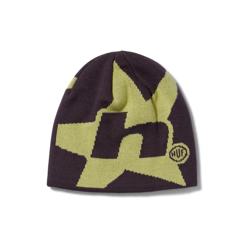 HUF - H Star Skull Beanie - Raisin