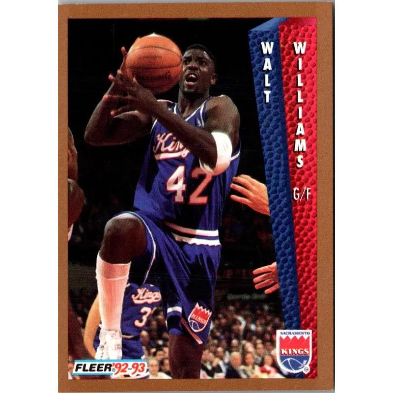 1992 Fleer Walt Williams #424 Rookie