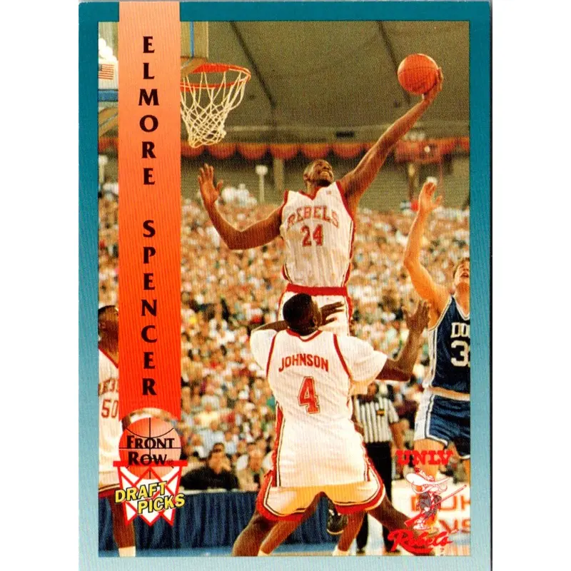 1992 Front Row Draft Picks Elmore Spencer #62