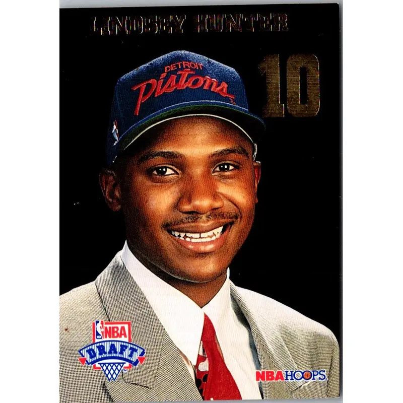 1993 Hoops Draft Redemption Lindsey Hunter #LP10