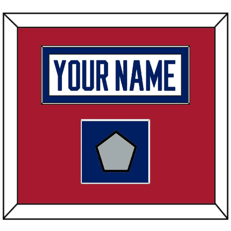 Montreal Nameplate & Stanley Cup Champions Patch - Home White (1984-1997) - Single Mat 2