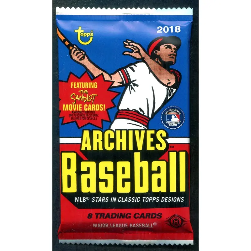 2018 Topps Archives Baseball Unopened Pack (Hobby) (8)