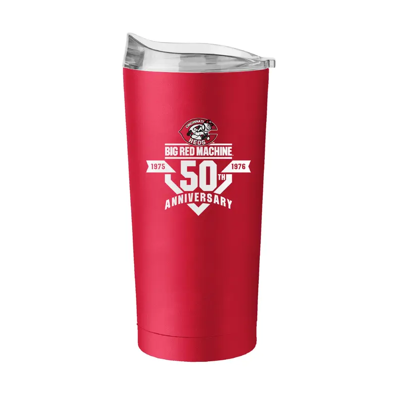 Cincinnati Reds 50th Anniversary 20oz Powder Coat Tumbler
