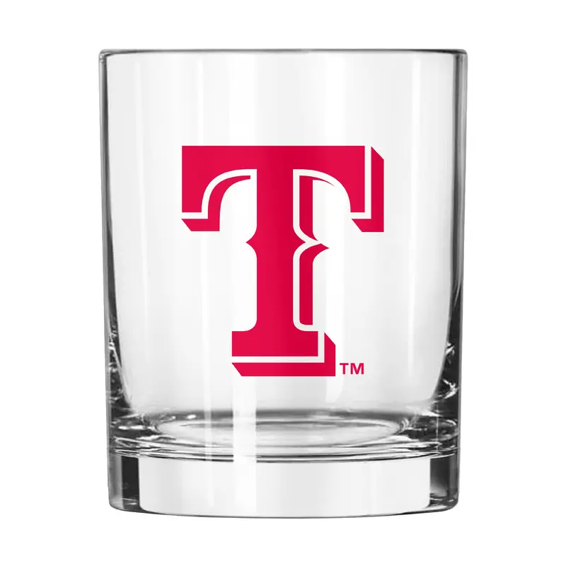 Texas Rangers 14oz Gameday Rocks Glass