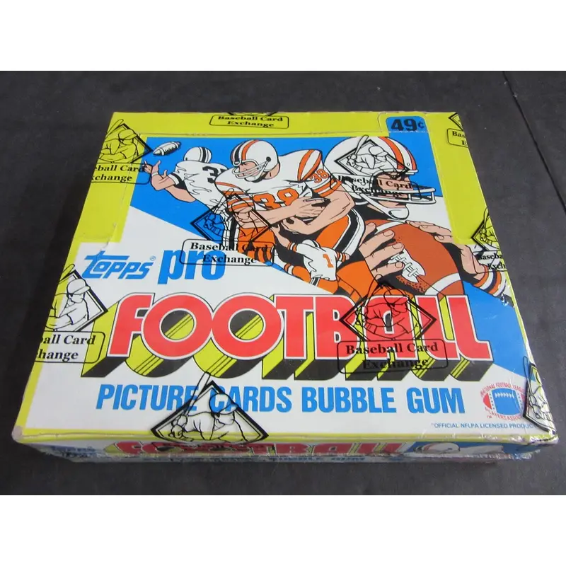 1983 Topps Football Unopened Cello Box