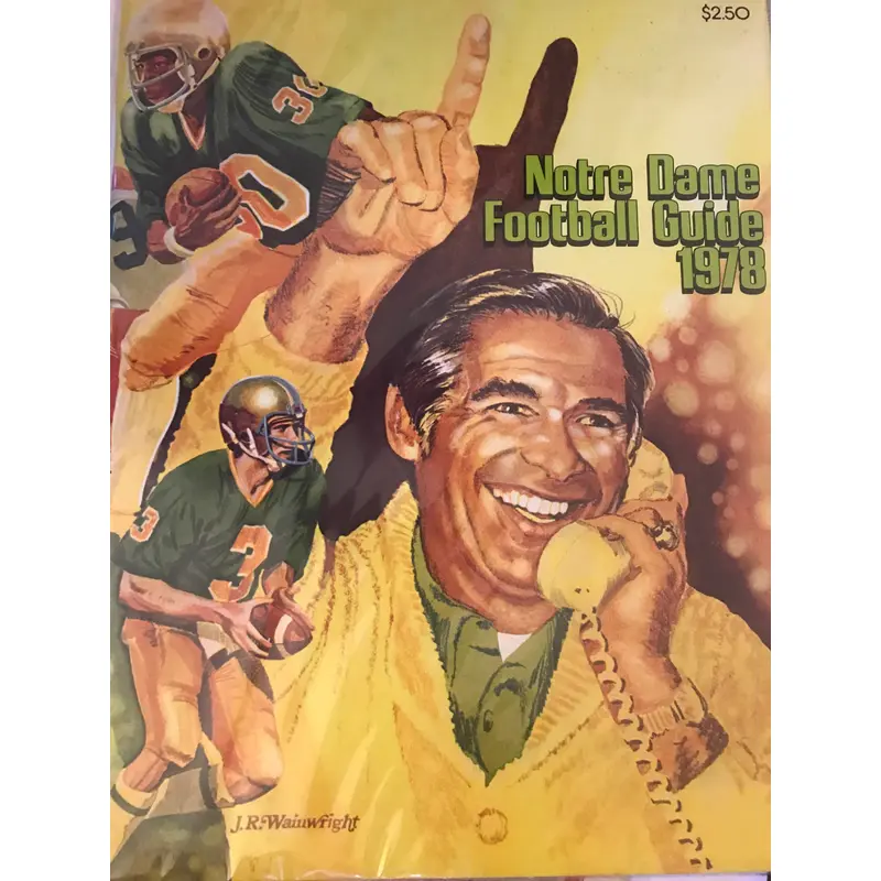 1978 Notre Dame Football Guide, Joe Montana