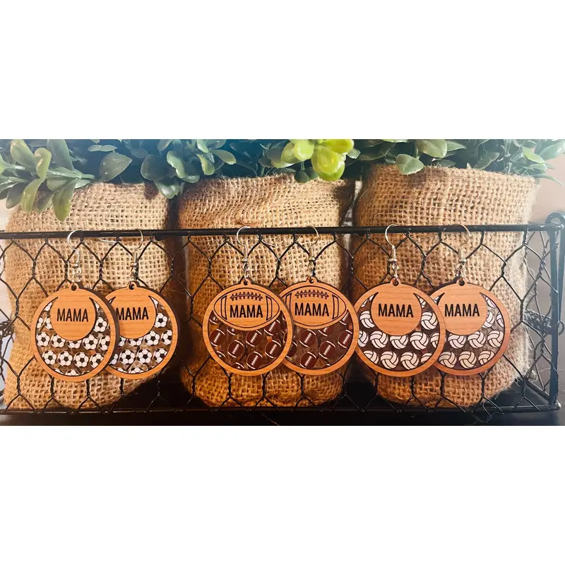 Sports Mama Wood & Acrylic