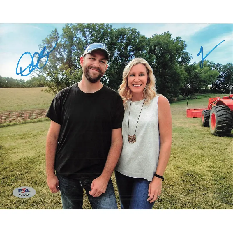 Dave and Jenny Marrs signed 8x10 photo PSA/DNA Autographed