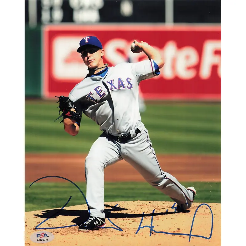 Derek Holland signed 8x10 photo PSA/DNA Texas Rangers Autographed