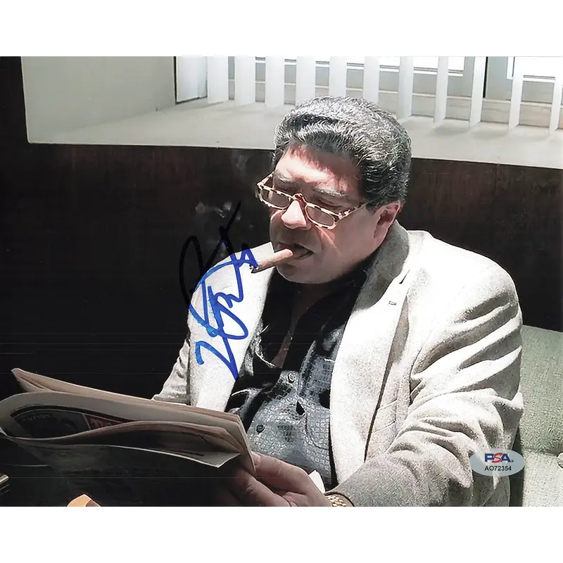 Vincent Pastore signed 8x10 photo PSA/DNA Autographed Sopranos