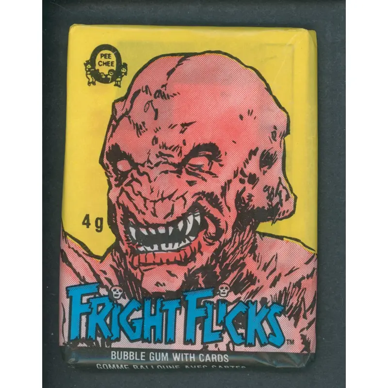1988 OPC O-Pee-Chee Fright Flicks Unopened Wax Pack