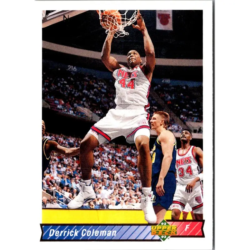 1992 Upper Deck Derrick Coleman #124