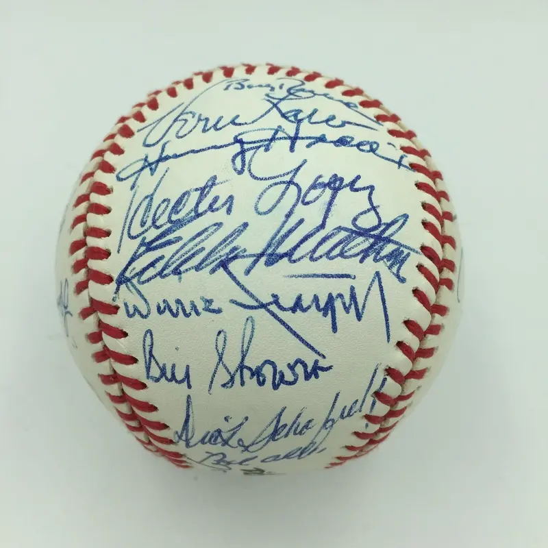 Incredible Pittsburgh Pirates Hall Of Fame Legends Multi Signed Baseball JSA COA