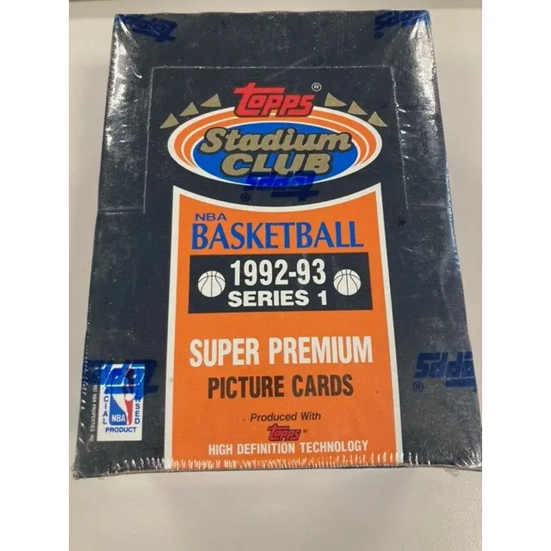 1992-93 Topps Stadium Club Basketball Series 1 Box