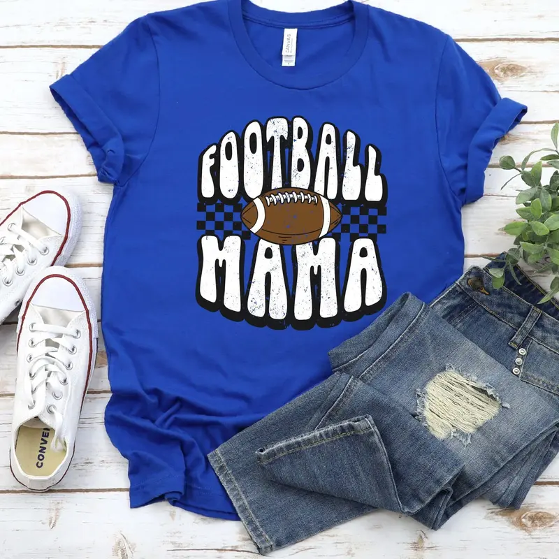Blue Football Mama