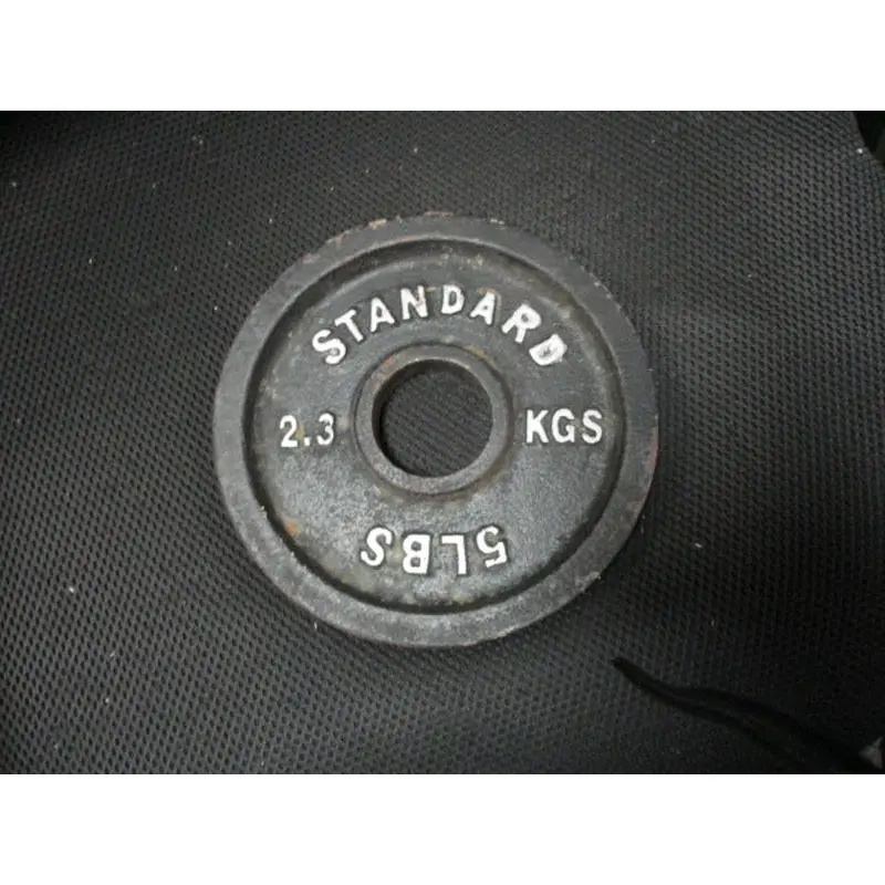 Used Standard 5 LB Cast Iron Weight Plate