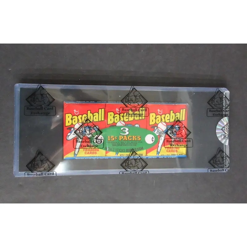 1975 Topps Baseball Unopened Wax Pack Tray (BBCE) (Read)