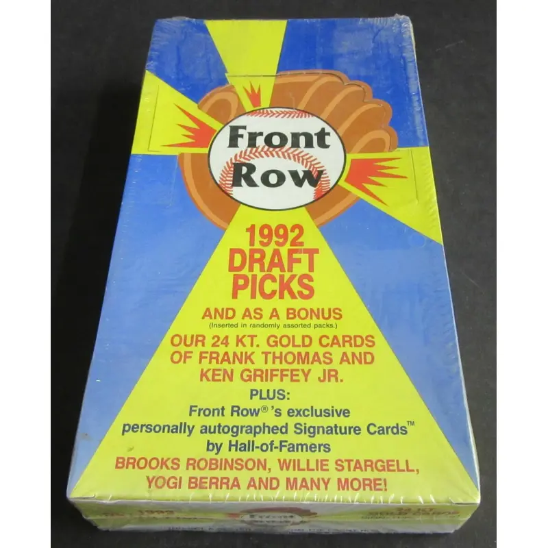 1992 Front Row Draft Picks Baseball Box