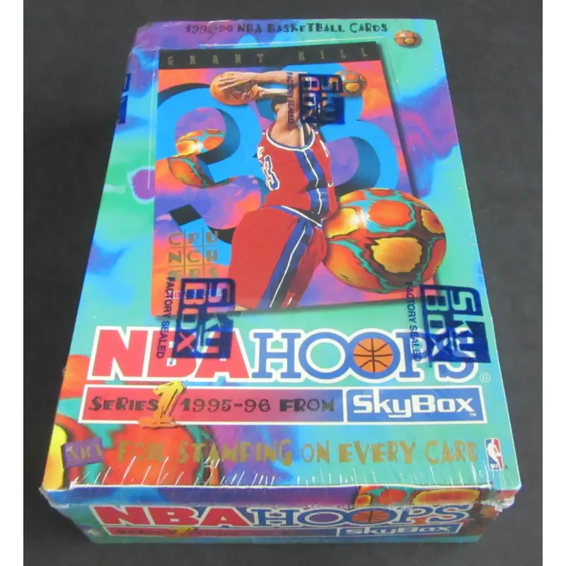 1995/96 Hoops Basketball Series 1 Jumbo Box (24/24)