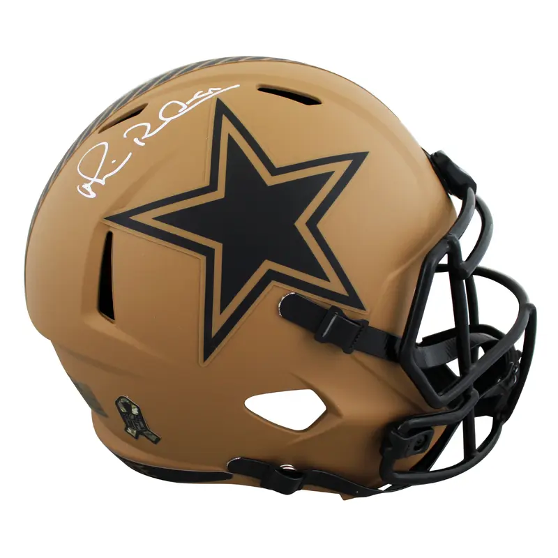Cowboys Michael Irvin Signed STS II Full Size Speed Rep Helmet BAS Witnessed