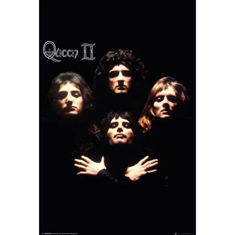 Queen II (1974) Classic Album Cover Poster - GB Eye (UK)
