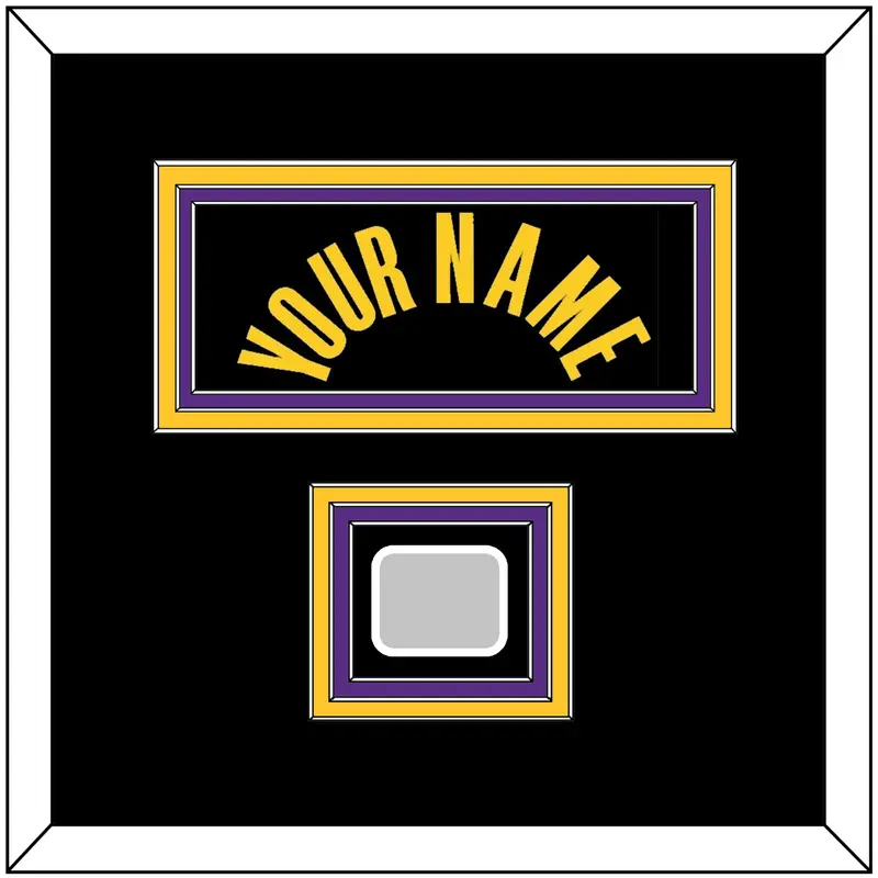 Los Angeles Name & Champions Patch - Black Mamba (2017-2018, 2020) - Triple Mat 2
