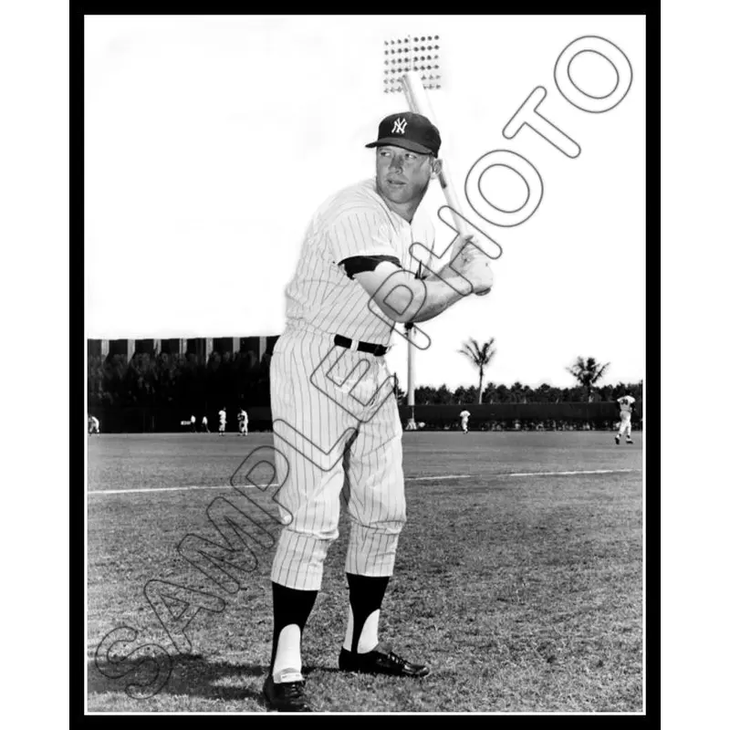 Mickey Mantle 8X10 Photo - New York Yankees - 500