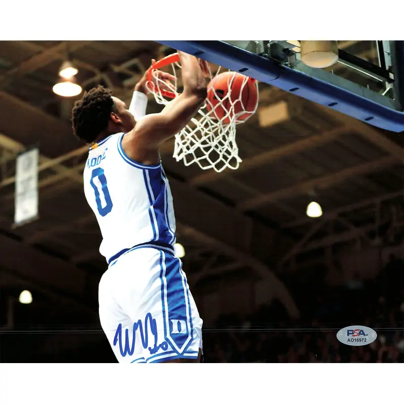 WENDELL MOORE signed 8x10 Photo PSA/DNA Duke Blue Devils Autographed