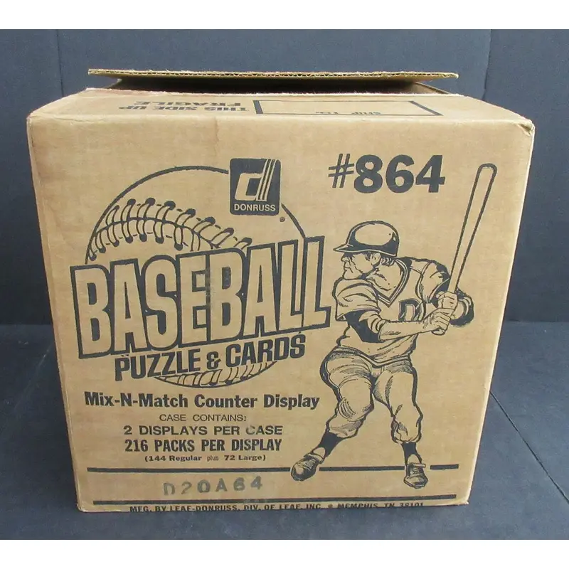 1986 Donruss Baseball Display Case (288/144) (Sealed) (Read)