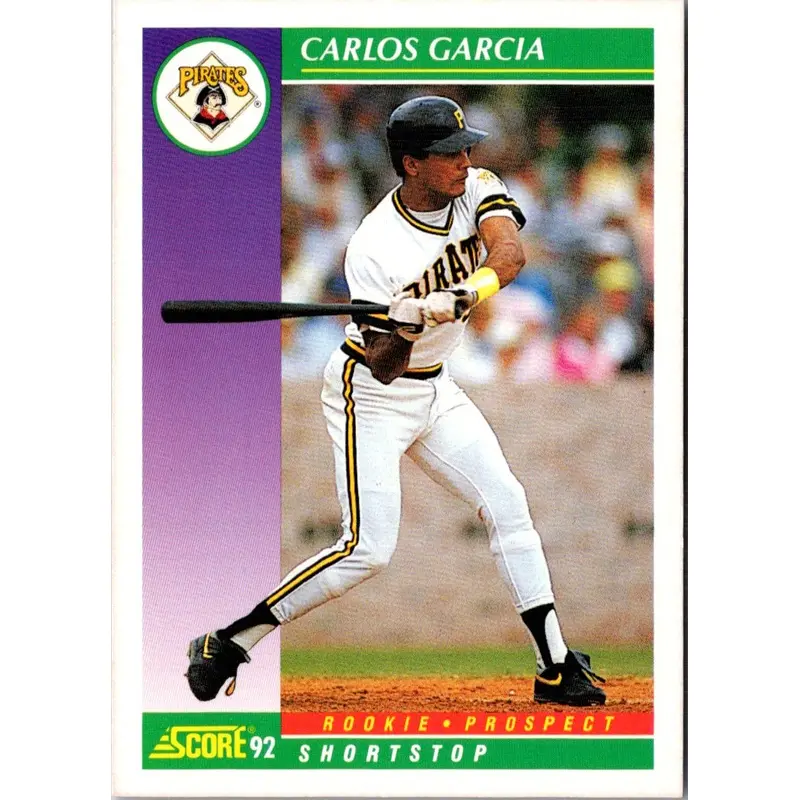 1992 Score Carlos Garcia #821
