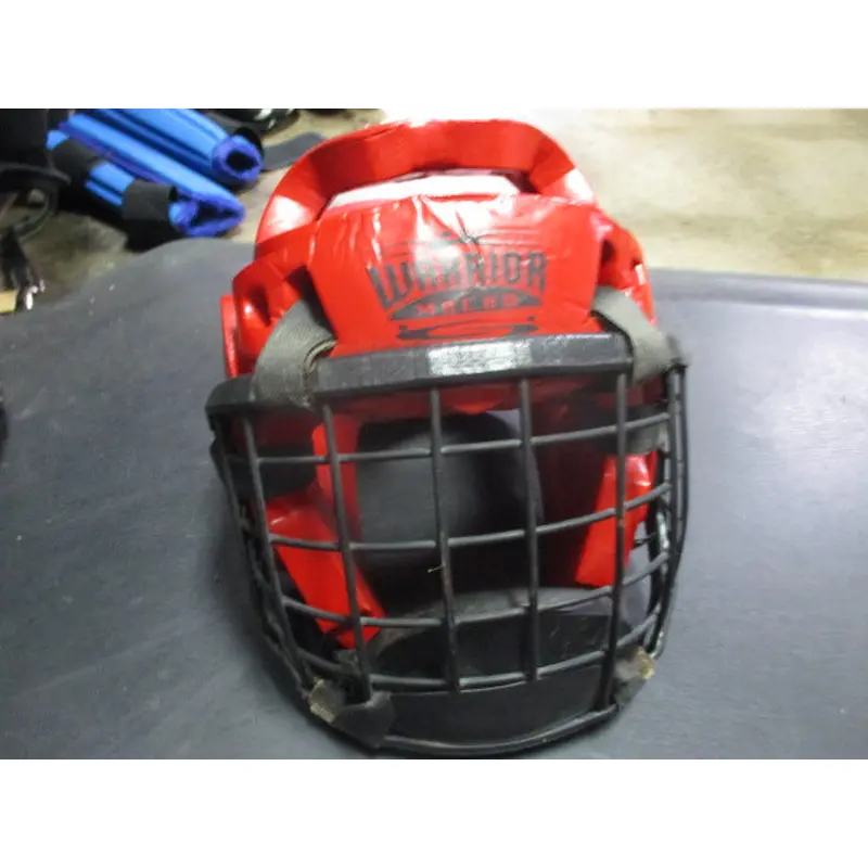 Used Warrior Macho Red Foam Headgear w/ Mask Size Large