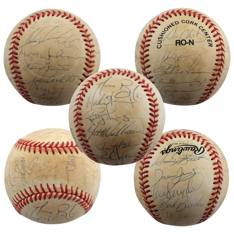 1992 Giants (29) Clark, Snyder, Beck, Black +25 Signed Onl Baseball BAS #AA03186