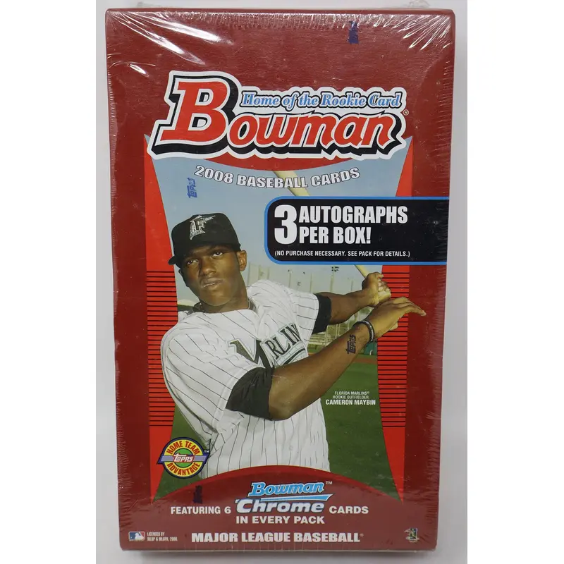 2008 Bowman Baseball Jumbo Box (HTA) (12/32)