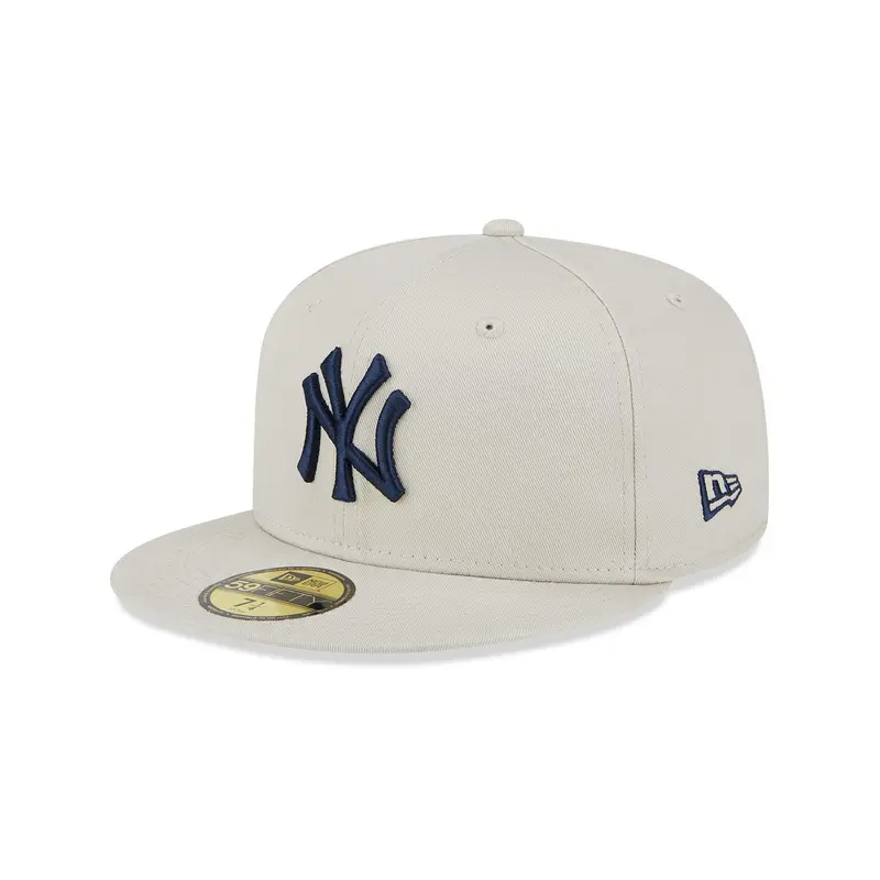 New Era - 59Fifty Fitted Cap - League Essential - New York Yankees - Stone/Navy