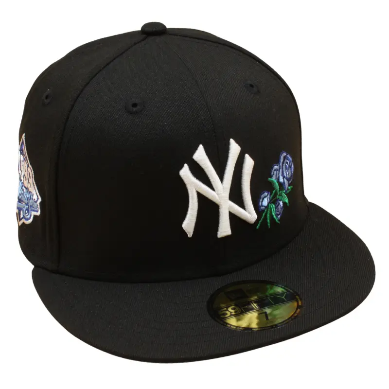 New Era - 59FIFTY - New York Yankees Cooperstown - WS 1999 - ROSE - Black/Sky Blue