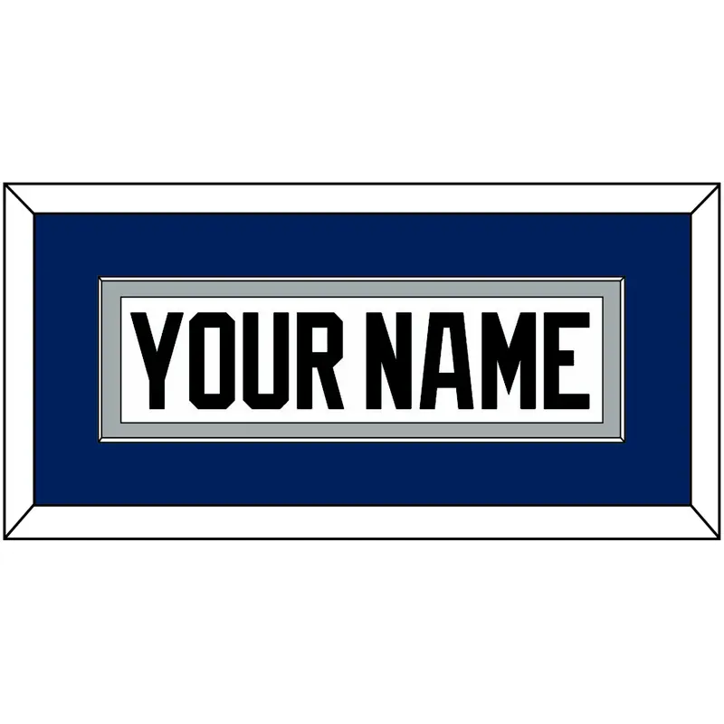 Tampa Bay Nameplate - Home White (2001-2007) - Single Mat 3