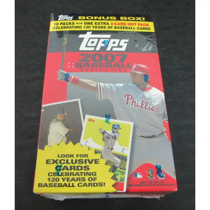 2007 Topps Baseball Series 1 Blaster Box (10/6 plus Hot Pack)