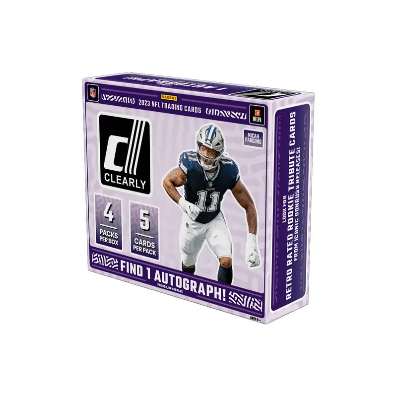 2023 Panini Clearly Donruss Football Hobby Box