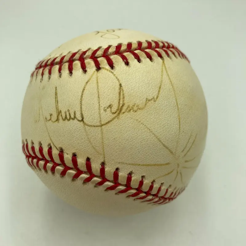 Michael Jackson Signed Autographed Major League Baseball Beckett COA