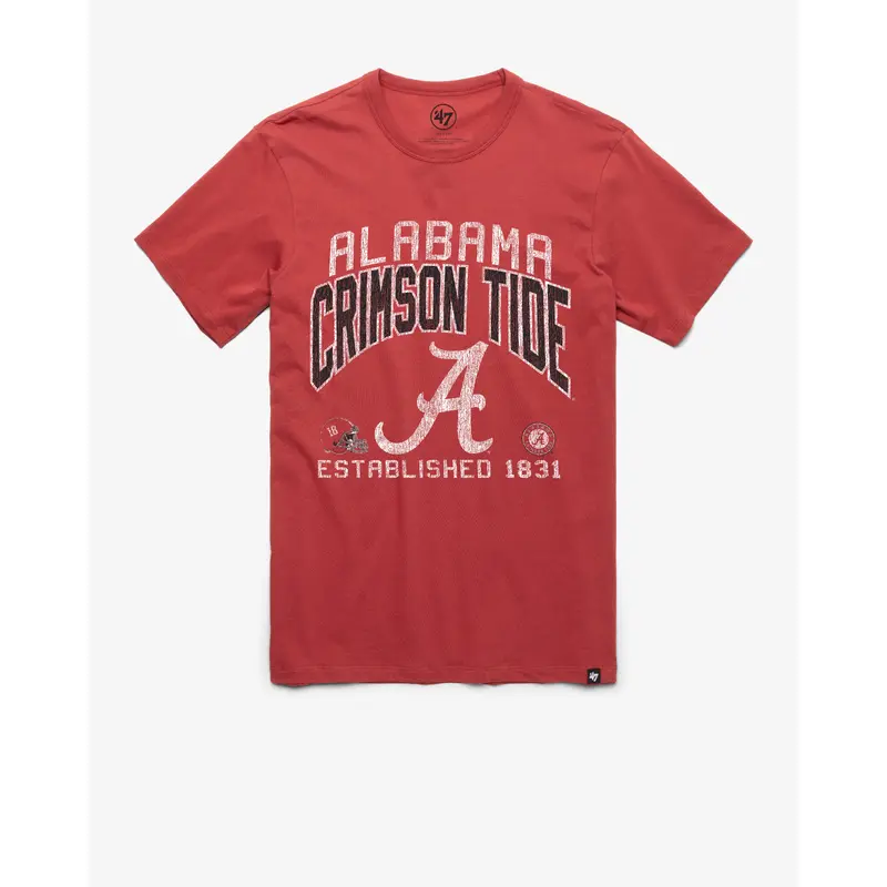 ALABAMA CRIMSON TIDE TURNED UP '47 FRANKLIN TEE