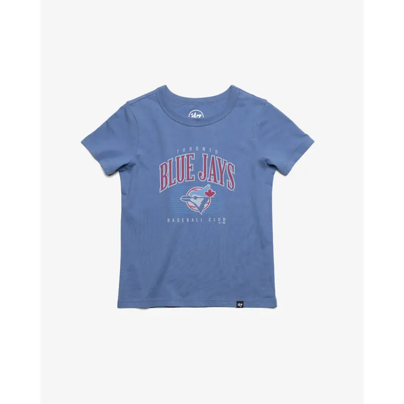 TORONTO BLUE JAYS COOPERSTOWN DOUBLE HEADER '47 FRANKLIN TEE KIDS