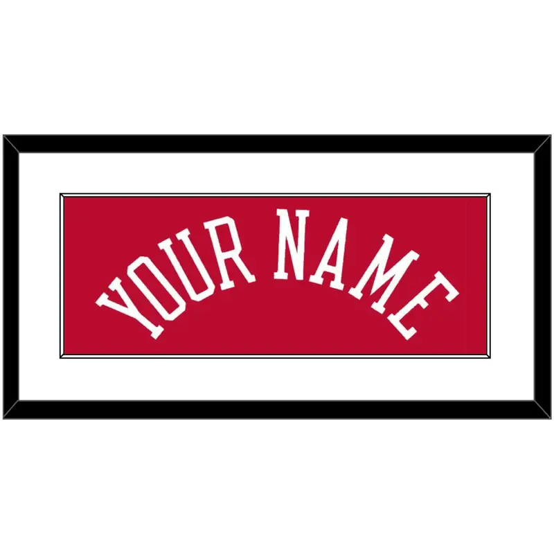Chicago Name - Red Icon - Single Mat 1