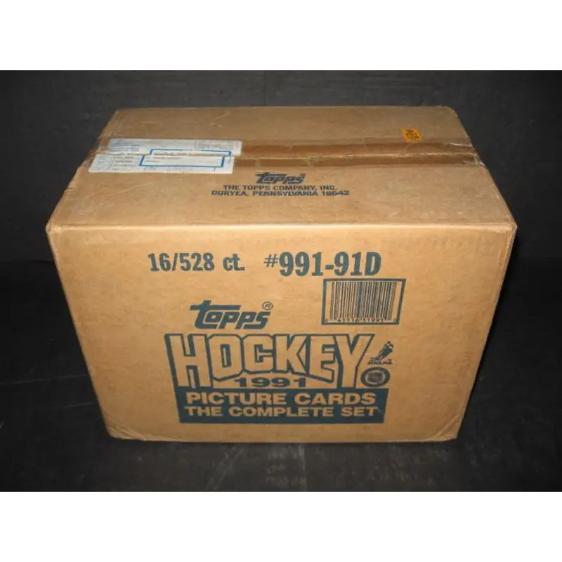 1991/92 Topps Hockey Factory Set Case (16 Sets)