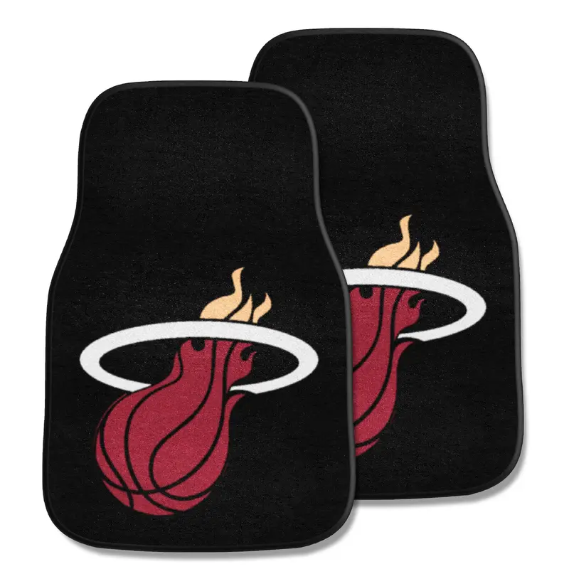 NBA - Miami Heat 2-pc Carpet Car Mat Set