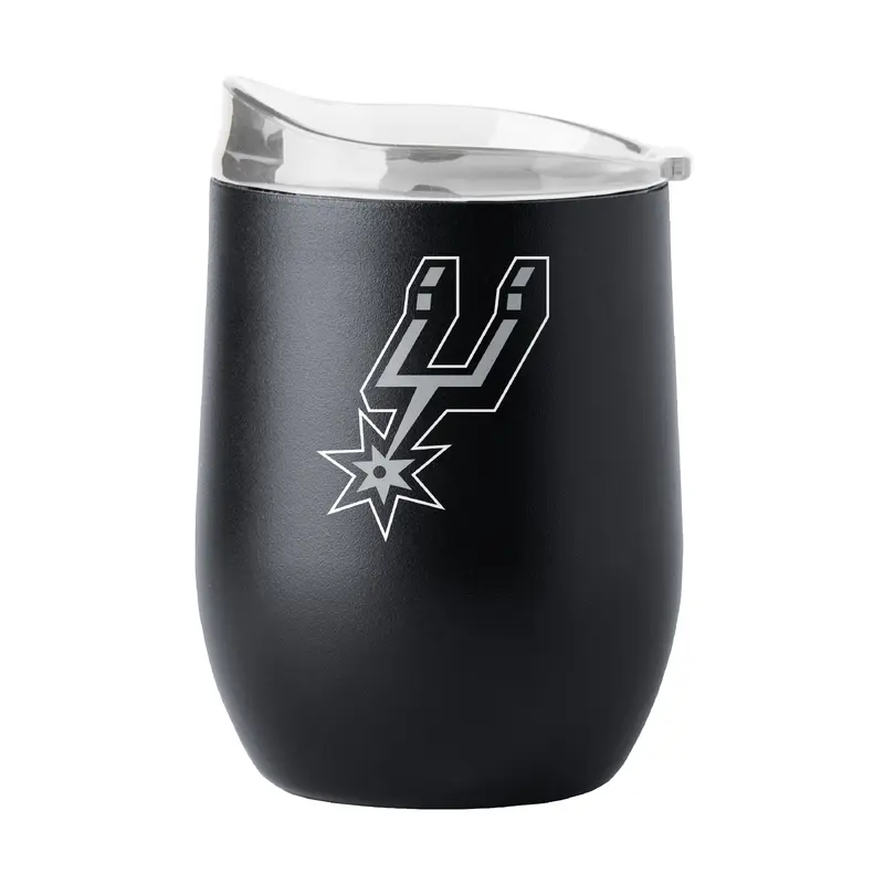 San Antonio Spurs 16oz Flipside Powder Coat Curved Beverage