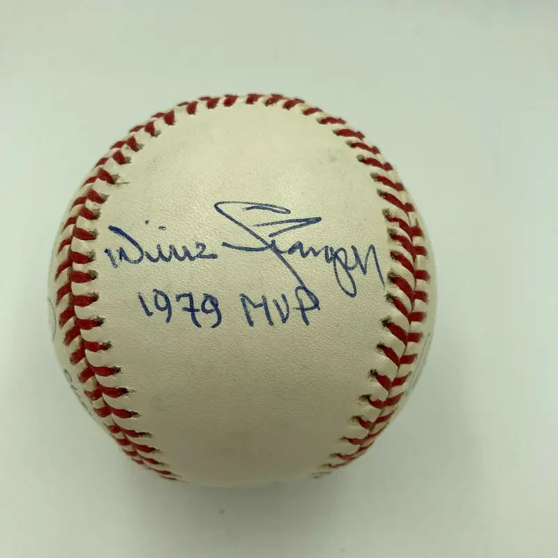 Willie Stargell Pete Rose Johnny Bench HOF Multi Signed Baseball JSA COA