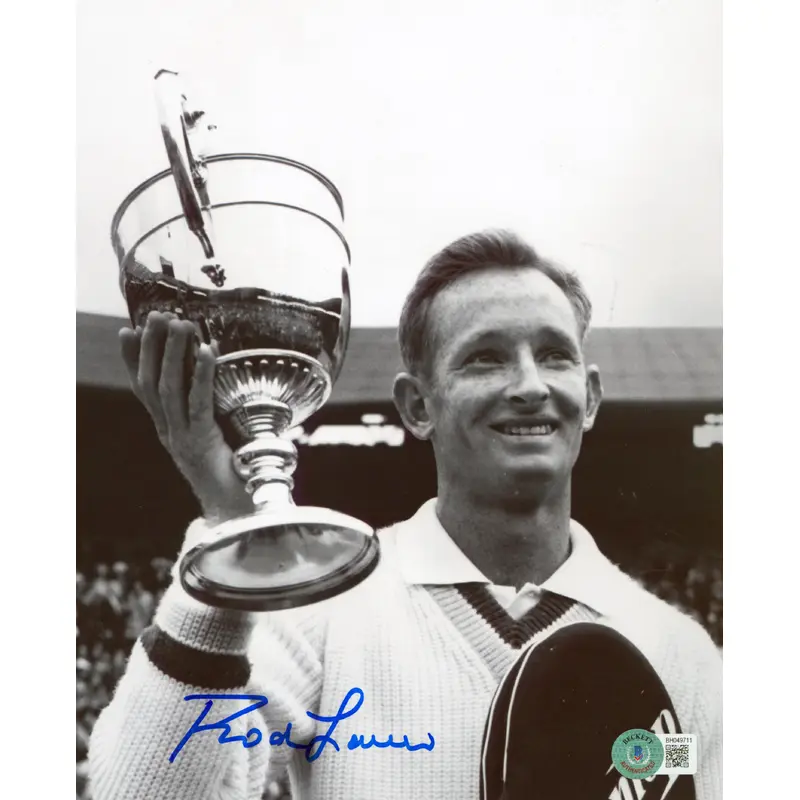 Rod Laver Authentic Signed 8x10 Black & White Photo Autographed BAS #BH049711