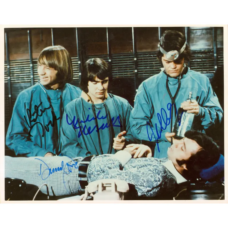 The Monkees (4) Tork, Dolenz, Nesmith & Jones Signed 8x10 Photo PSA/DNA #AO03748