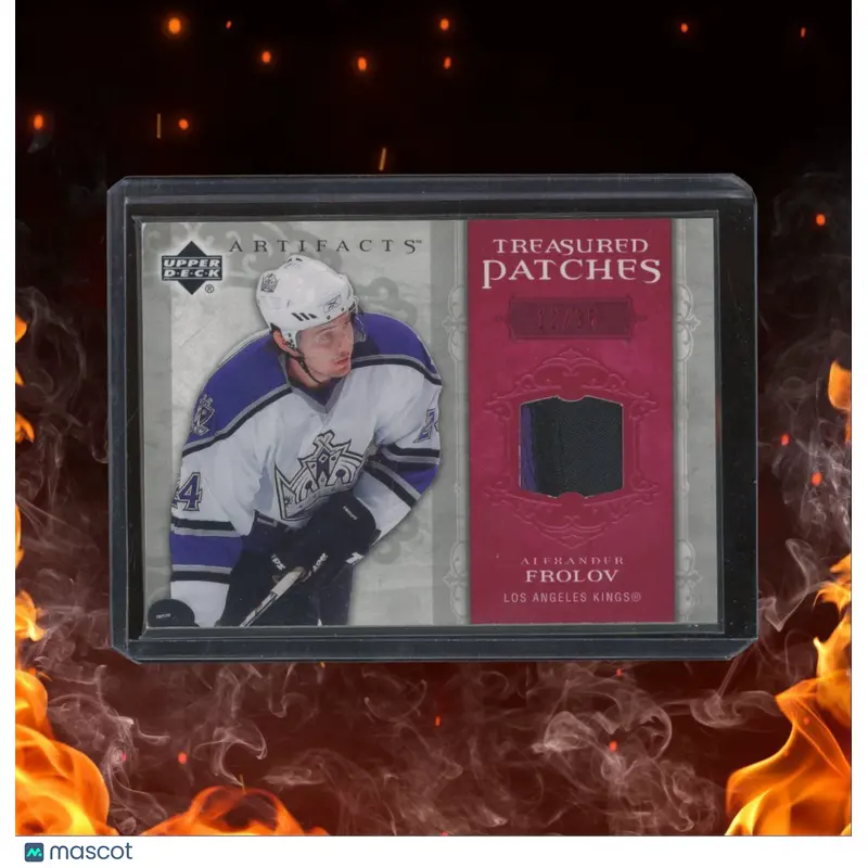 2006-07 Upper Deck Artifacts Alexander Frolov Treasured Swatches Ruby 12/35