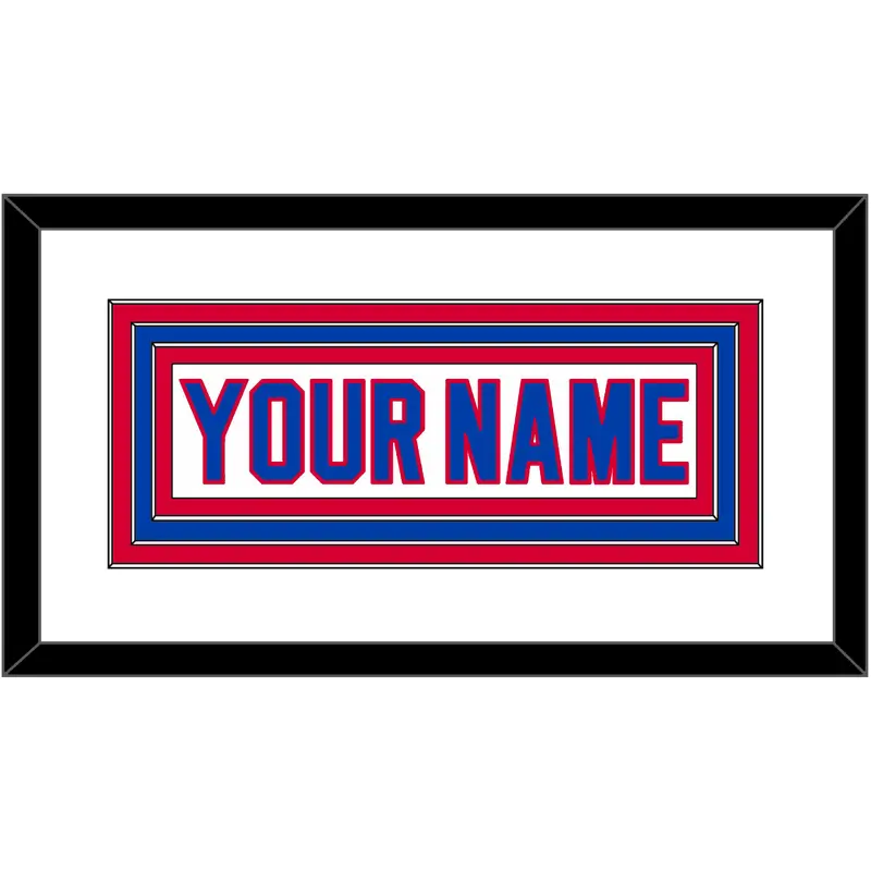 Washington Nameplate - 2011 Winter Classic White Jersey - Triple Mat 1